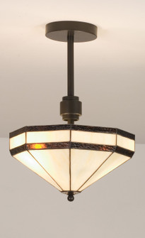 Topridge Three Light Semi-Flushmount in Timeless Bronze Textured (57|72560)