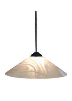 Blush Swirl One Light Pendant in Craftsman Brown (57|70106)