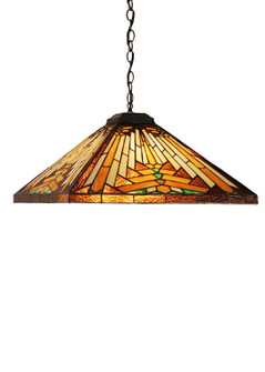 Nuevo Mission One Light Pendant in Mahogany Bronze (57|69419)