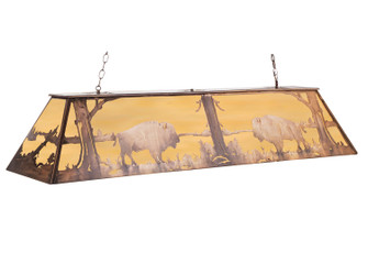 Buffalo Nine Light Oblong Pendant in Antique Copper (57|67749)