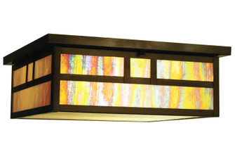 Hyde Park Two Light Flushmount in Craftsman Brown (57|66327)