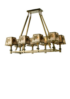 Balsam Pine Eight Light Chandelier in Antique Copper (57|50837)
