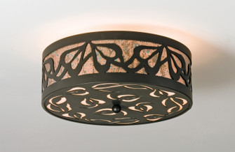 Morning Glory Three Light Flushmount in Timeless Bronze/Copper Verde (57|49000)
