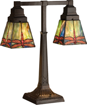 Prairie Dragonfly Two Light Table Lamp in Pbag Flame Orange (57|48203)