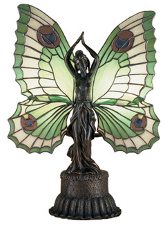 Butterfly Lady Two Light Accent Lamp in Antique Brass (57|48019)