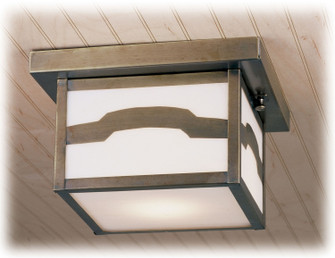 Hyde Park One Light Flushmount in Antique Brass (57|38726)