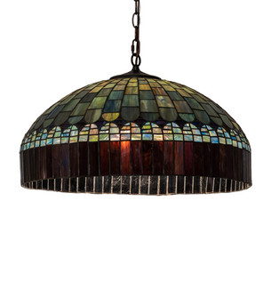 Tiffany Candice Three Light Pendant in Mahogany Bronze (57|38664)