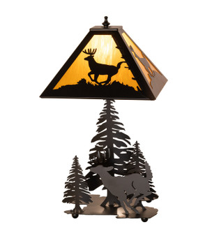 Lone Deer Table Lamp in Craftsman Brown (57|32550)