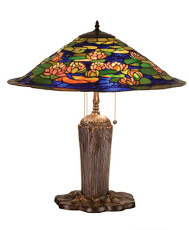 Tiffany Pond Lily Three Light Table Lamp in Vacr Pink (57|32300)