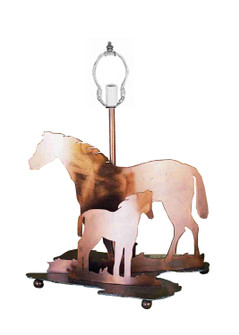 Mare & Foal Table Base Hardware in Antique Copper (57|29711)