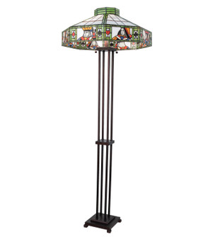 Poker Face Two Light Floor Lamp in Mahogany Bronze (57|262581)