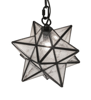 Moravian Star One Light Mini Pendant in Solar Black (57|259239)