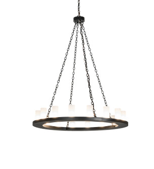 Loxley 16 Light Chandelier in Textured Black (57|258646)