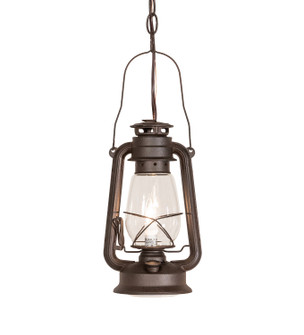 Miners Lantern One Light Mini Pendant in Distressed Rust (57|257159)
