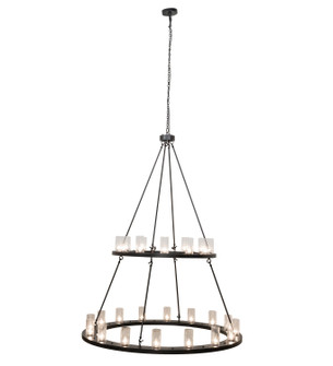 Loxley 28 Light Chandelier in Textured Black (57|256800)