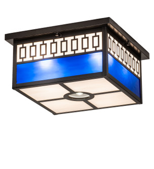 Kungsholm Five Light Flushmount in Craftsman Brown (57|256013)