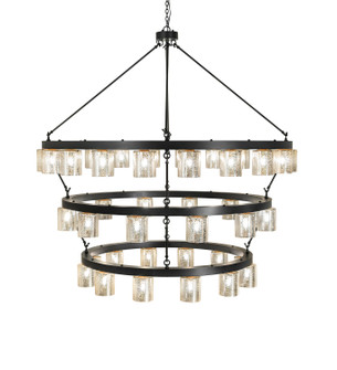 Loxley LED Chandelier in Blackwash (57|255211)