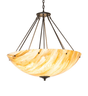 Madison Eight Light Pendant in Statuary Bronze Metallic (57|254124)