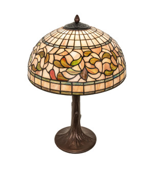 Tiffany Turning Leaf One Light Table Lamp in Mahogany Bronze (57|253821)