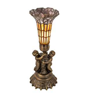 Stained Glass Pond Lily One Light Mini Lamp in Antique Brass (57|251841)