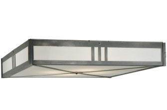 Whitewing Four Light Flushmount in Blackened Pewter (57|249975)