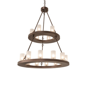 Loxley 18 Light Chandelier in Mahogany Bronze (57|247664)