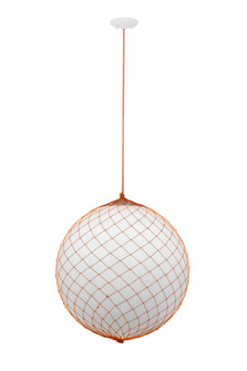 Malla Pelota One Light Pendant in White (57|247467)