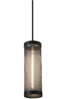 Cilindro Cage Nine Light Pendant in Textured Black (57|246528)