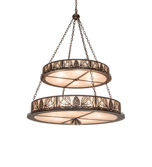 Mountain Pine 14 Light Pendant in Cafe Noir (57|245990)
