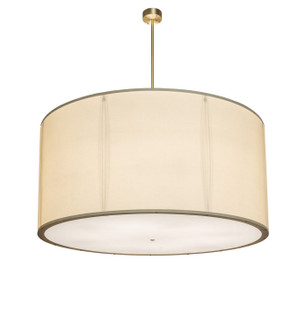 Cilindro Textrene 12 Light Pendant in Brushed Brass (57|245855)