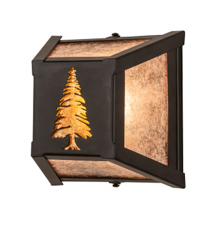 Tall Pines Three Light Wall Sconce in Black Satin Wrought Iron (57|244758)