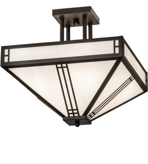 Prairie Loft Four Light Semi-Flushmount in Oil Rubbed Bronze (57|244463)