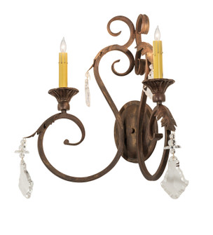 Josephine Two Light Wall Sconce in Cortez Gold (57|242115)