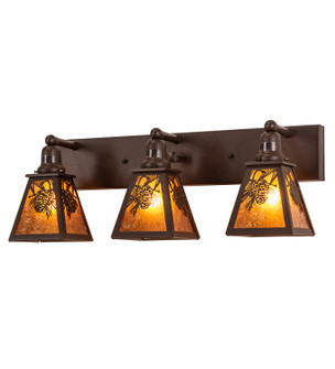 Winter Pine Three Light Vanity in Cafe Noir (57|241799)