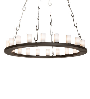 Loxley LED Chandelier in Oil Rubbed Bronze/Industrial Steel (57|240760)