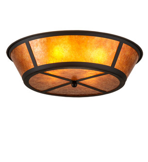 Craftsman Four Light Flushmount in Oil Rubbed Bronze (57|238879)