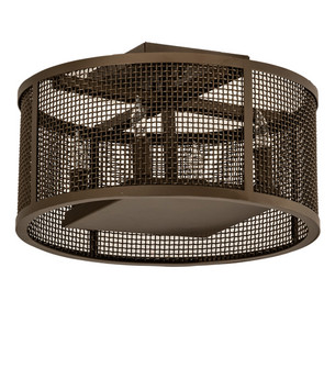 Cilindro Four Light Flushmount in Brown Metallic (57|233547)