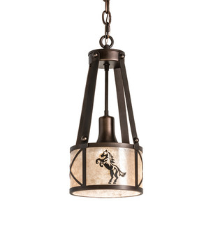 Black Stallion One Light Pendant in Mahogany Bronze And Solar Black (57|233536)
