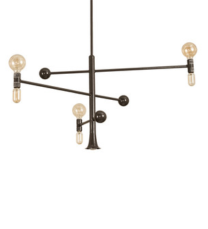 Alva LED Chandelier in Black Fox Glossy (57|233051)