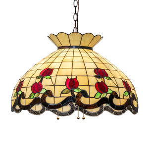 Roseborder Three Light Pendant in Mahogany Bronze (57|232772)