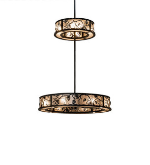 Whispering Pines 24 Light Chandel-Air in Textured Black (57|230929)