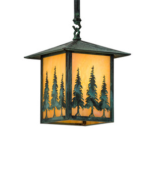 Seneca One Light Pendant in Craftsman Verdigris (57|229695)