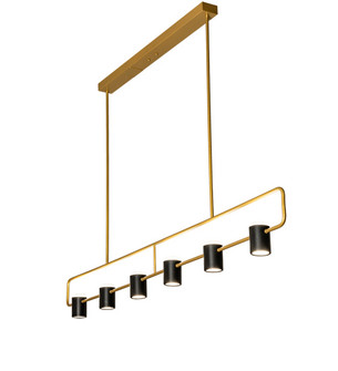 Kellen LED Pendant in Goldtastic And Flat Black (57|227974)