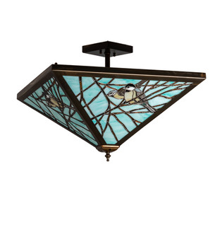 Backyard Friends LED Semi Flush Mount in Antique Copper (57|226784)