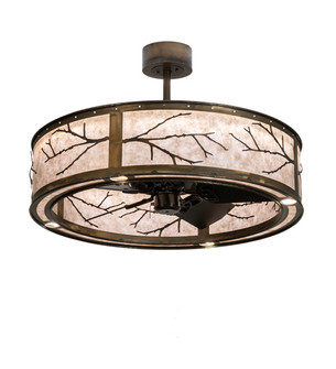 Branches LED Chandel-Air in Dark Burnished Antique Copper (57|224892)