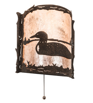 Butterfly One Light Wall Sconce in Distressed Chestnut (57|220796)