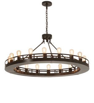 Barbury 18 Light Pendant in Timeless Bronze (57|220284)
