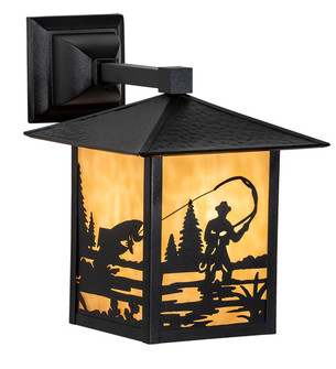 Seneca One Light Wall Sconce in Textured Black (57|219755)