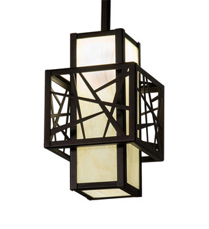 Quadrato LED Pendant in Dark Bronze (57|217646)