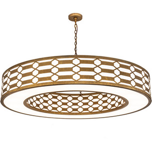 Watermere 16 Light Pendant in Burnished Gold Leaf (57|217249)